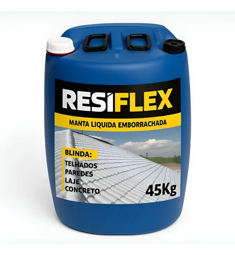 Manta liquida emborrachada resiflex 45kg telhado