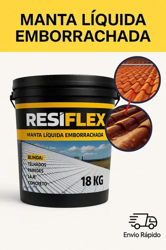 Manta Líquida Resistente Sol E Chuva Resiflex 18kg
