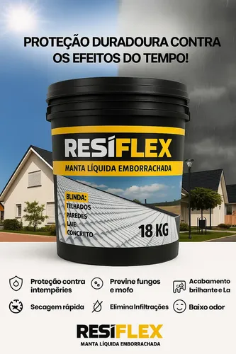 Manta Líquida Resistente Sol E Chuva Resiflex 18kg