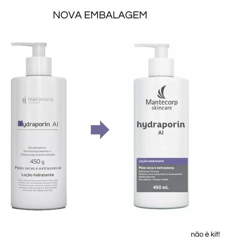 Mantecorp Hidratante Corporal Hydraporin AI 450g