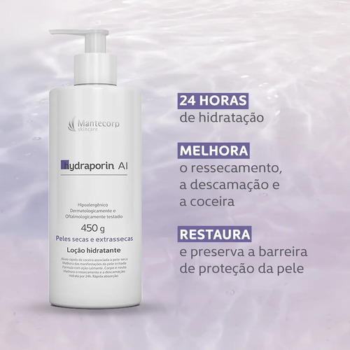 Mantecorp Hidratante Corporal Hydraporin AI 450g
