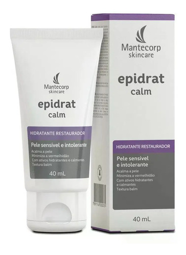 Mantecorp hidratante facial epidrat calm restaurador 40g