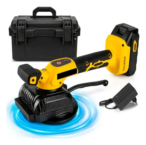 Maquina assentar ceramica piso ventosa vibratoria 21v ttm21b