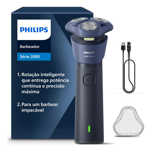 Maquina de barbear a seco e umida philips serie 2000 s288500