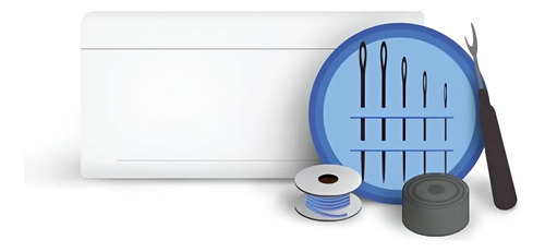 Máquina De Costura Genius Plus Jx-4035 Elgin Cor Branco