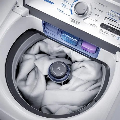 Máquina De Lavar 13kg Electrolux Cesto Inox, Jet&clean Led13 Cor Branco