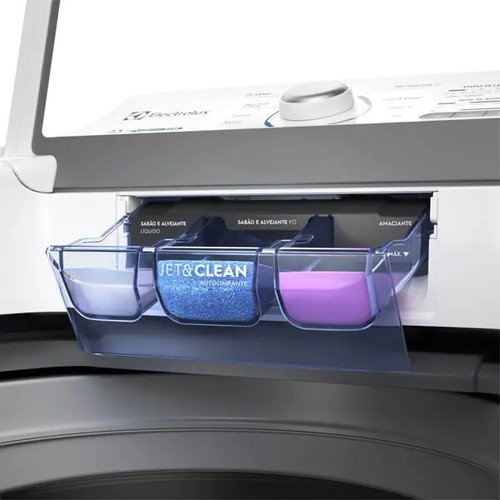 Máquina De Lavar 13kg Electrolux Cesto Inox, Jet&clean Led13 Cor Branco