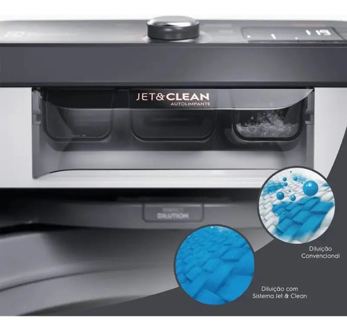 Máquina de Lavar 15kg Electrolux Premium Care com Cesto Inox, Jet&Clean e Time Control LEC15