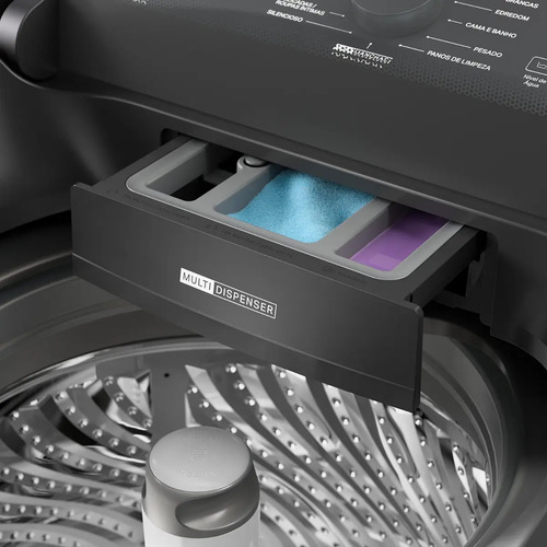 Máquina de Lavar Brastemp 14Kg Cinza Smart Sensor- BWJ14A9