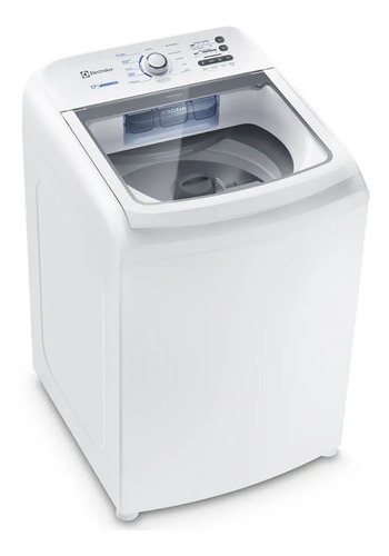 Máquina de Lavar Electrolux 17kg Branca Essential Care com Cesto Inox e Jet&Clean Led17