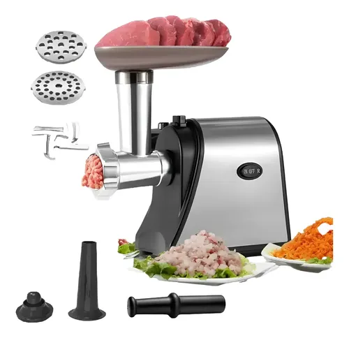 Maquina de moer carne fazer linguica hamburguer automatico