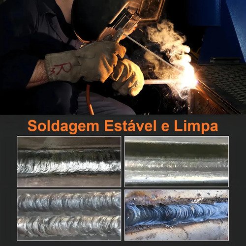 Máquina De Solda Inversora MMA 250A Sem Gás
