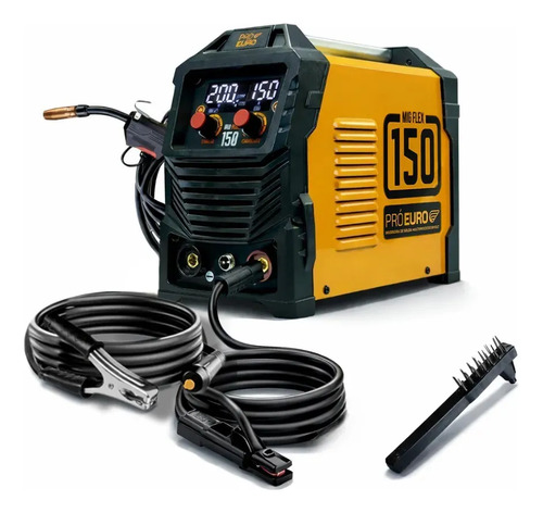 Maquina de solda multiprocesso mig flex 150a pro euro bivolt