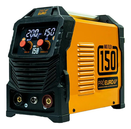 Máquina de Solda Multiprocesso MIG Flex 150a Pró Euro Bivolt MIG sem gás MMA TIG