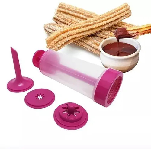 Maquina manual de fazer churros facil caseiro simples casa