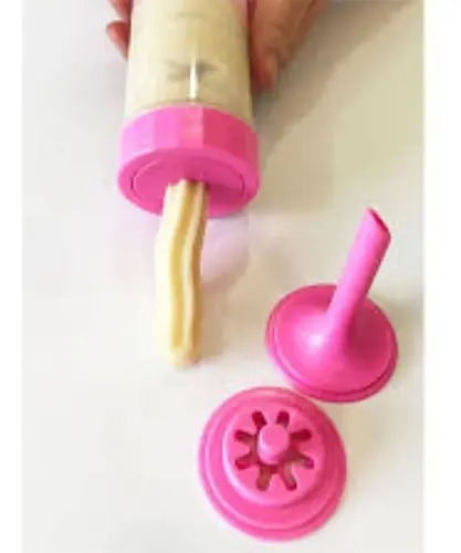 Maquina Manual De Fazer Churros Fácil Caseiro Simples Casa