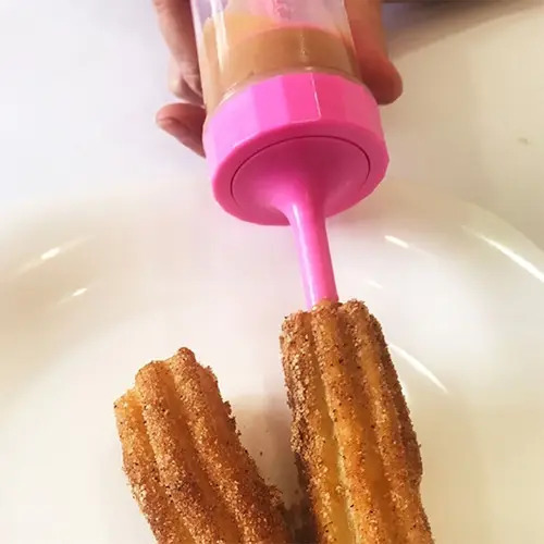 Maquina Manual De Fazer Churros Fácil Caseiro Simples Casa
