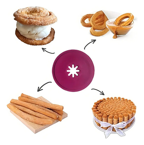 Maquina Manual De Fazer Churros Fácil Caseiro Simples Casa