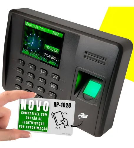 Maquina ponto relogio biometrico digital eletronico empresa