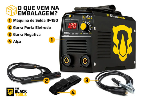 Máquina Solda Inversora Eletrodo 120a Mma/tig Elétrica 220v
