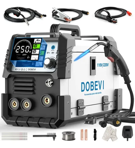 Maquina solda sem gas bivolt mmamigtig 3 em 1 clcd dobevi