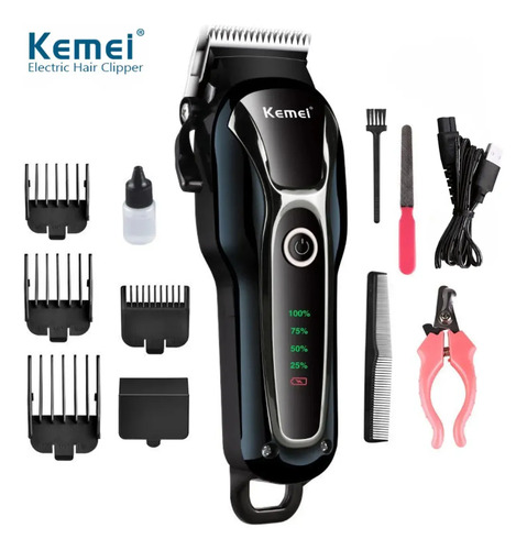 Maquina tosa de pet profissional kemei 1991