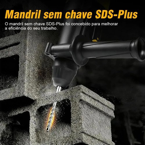Martelete MESTRI Profissional SDS-Plus 980W para Concreto e Madeira