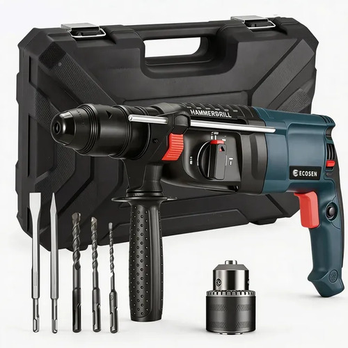 Martelete perfurador rompedor professional 900w com maleta