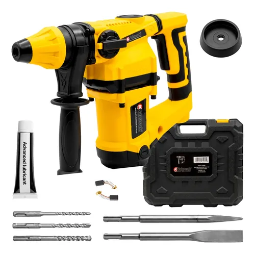 Martelete rompedor perfurador sds plus rotativo 1600w maleta