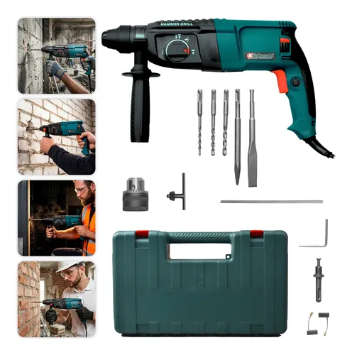 Martelete rompedor rotativo 1200w sds profissional knakasaki