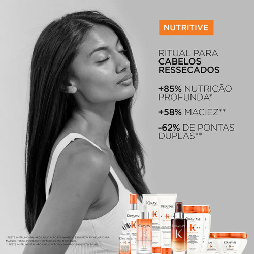 Máscara de Nutrição Para Cabelos Secos Kérastase Nutritive Masquintense | 200ml |