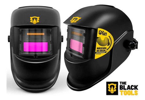 Máscara de Solda Auto Escurecimento Profissional Tig Mig Mma Btm1000 The Black Tools