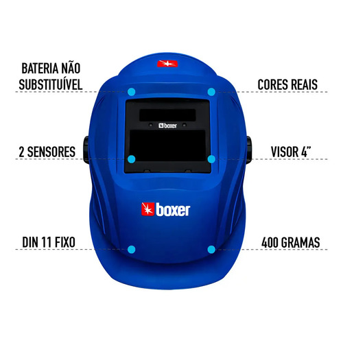 Máscara De Solda Automática Tonalidade 11 - Optiarc70 Boxer