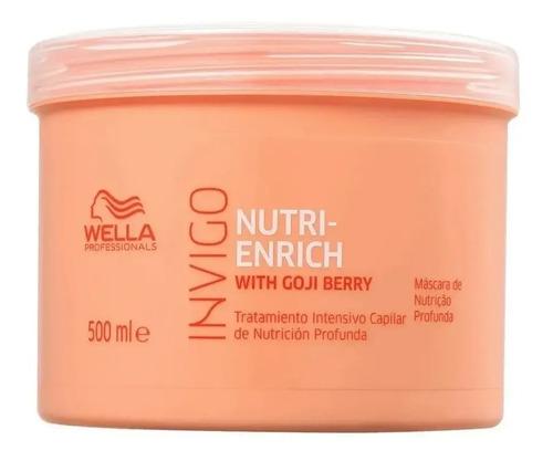 Mascara invigo nutri enrich 500ml wella pro nutricao e hid