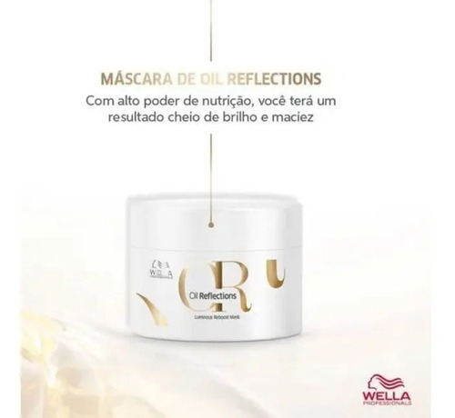 Máscara Wella Oil Reflections 150ml