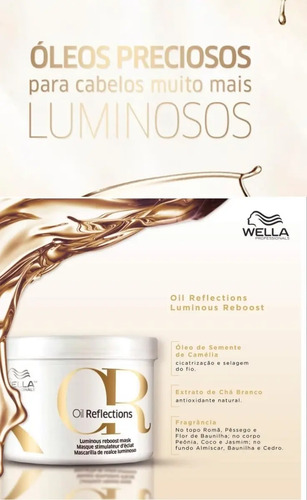 Máscara Wella Oil Reflections 500ml