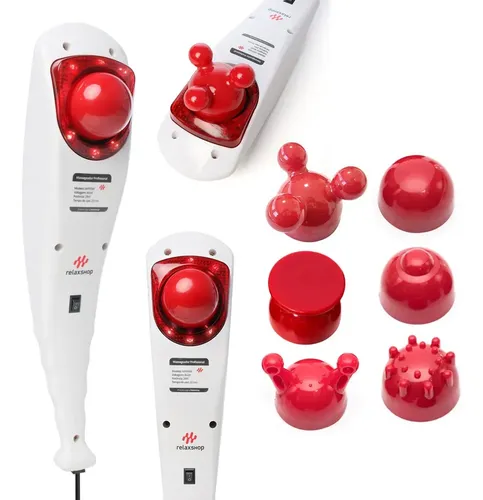 Massageador manual infravermelho vibratorio percussao