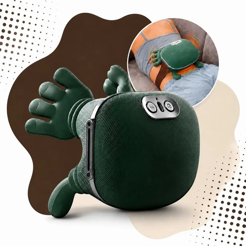 Massageador pescoco maozinha 3d ombro recarregavel eletrico