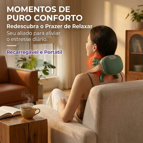 Massageador Pescoço Ombro Recarregável Maozinha Deep Jojosee