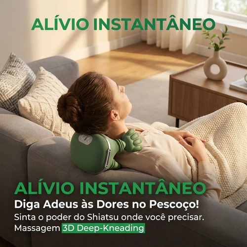 Massageador Pescoço Ombro Recarregável Maozinha Deep Jojosee