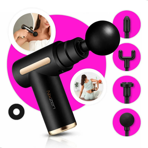 Massageador pistola eletrica profissional muscular portatil