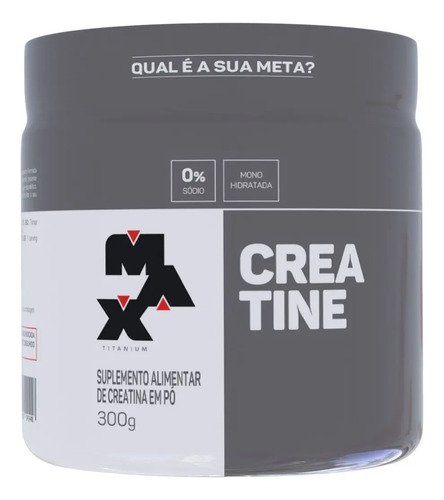 Max titanium creatina creatine po 300 gr ganho de massa peso