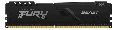 Memoria RAM Fury Beast 8GB DDR4 3200mhz KF432C16BB/8 Cor Preto