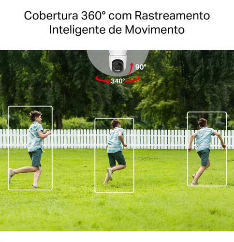 Mercusys MC510 Câmera Segurança Wifi 2K 360° Externo por TP-Link