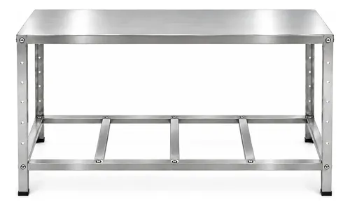 Mesa bancada aco premium 120cm industrial top pronta entrega