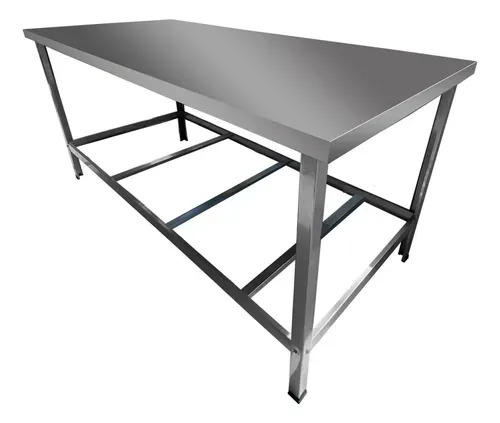 Mesa De Aço Inox Bancada Industrial Padaria Innal 1,20 M
