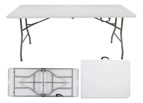 Mesa dobravel com 180m alca vira maleta portatil camping bra