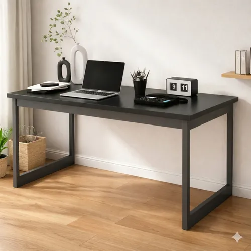 Mesa Escritório Industrial Reforçado Ferro Homeoffice 150x60