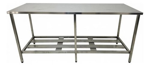 Mesa Inox Industrial Nortinox 190cm X 70cm X 90cm