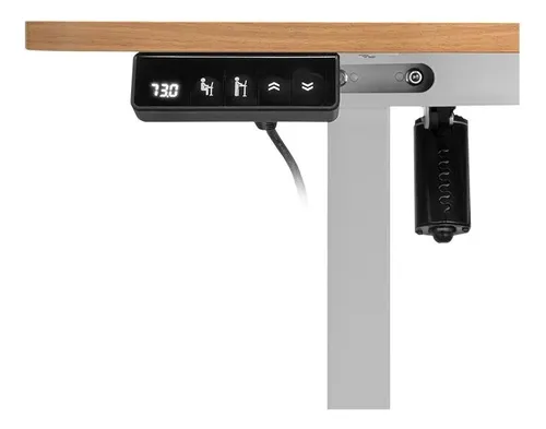 Mesa Office Zinnia Astera, 120cm,com Regulagem, Madeira